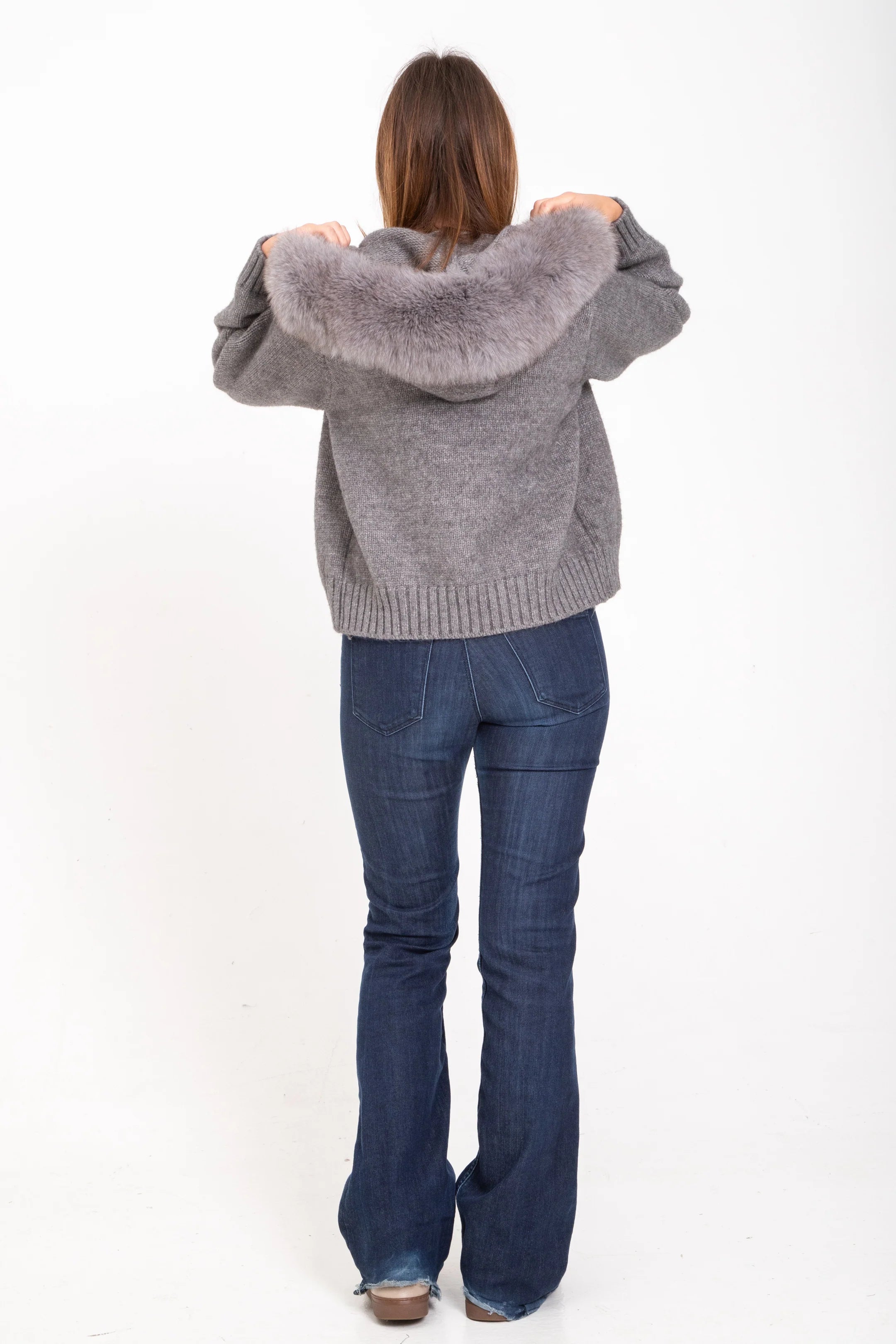 Autumn Ready Fur Hooded Jacket