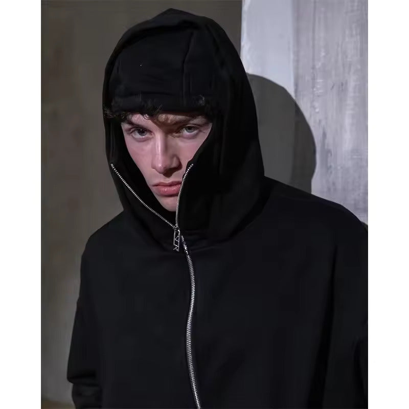 Balaclava Mask Zip Hoodie